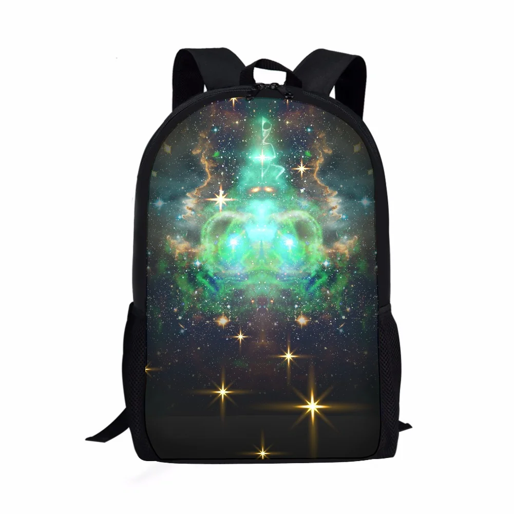 Galaxy Pattern Print School Bags Daily Travel Climbing Durable Backpack Trendy Birthday Gift for Kids Fashion Knapsack