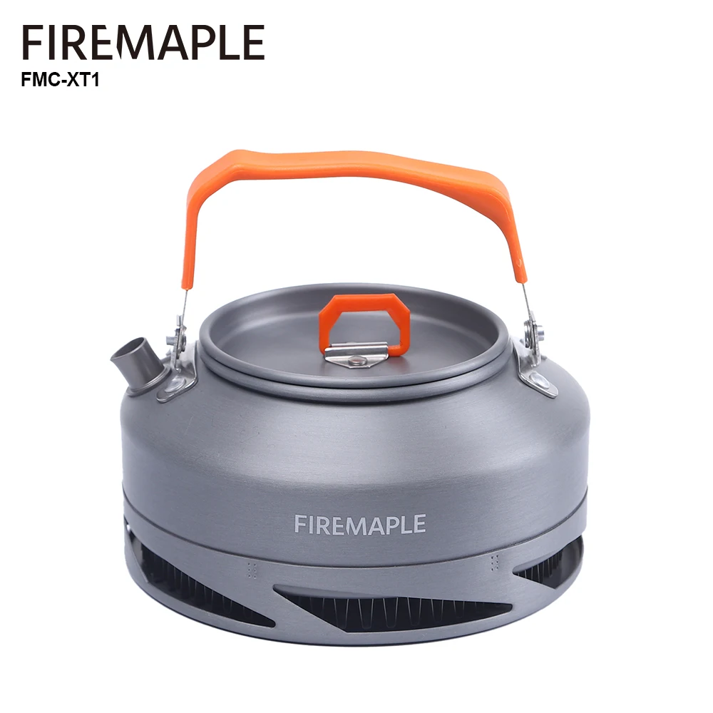 Фото Fire Maple Открытый Кемпинг Pinic тепловой чайник с теплообменником Кофе чайник 0.7л с термостойкой ручкой Чайный фильтр FMC-XT1 №1