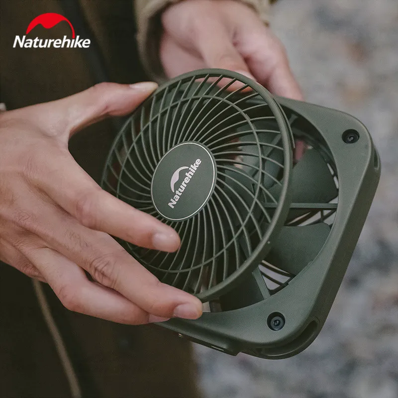 Походный вентилятор Naturehike с контроллером скорости 4-х скоростной двухцелевой