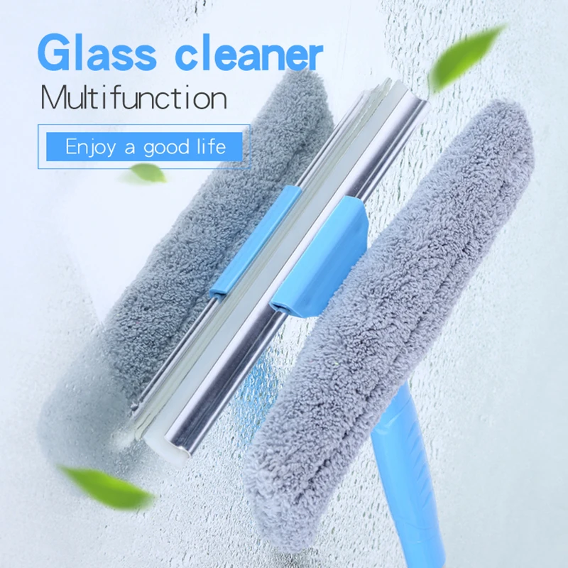 

Home Window Wiper Glass Cleaner Brush Tool Brush for Washing Windows Glass Brush Cleaning Tool Telescopic High-rise Cleaning