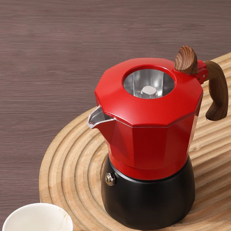 Кофеварка Мока с двойным клапаном небольшая Бытовая кофеварка для эспрессо