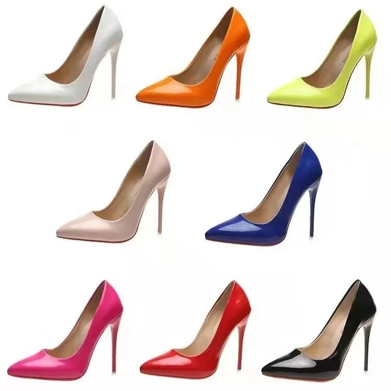 

Женские туфли на высоком каблуке 10/12 см, с острым носком