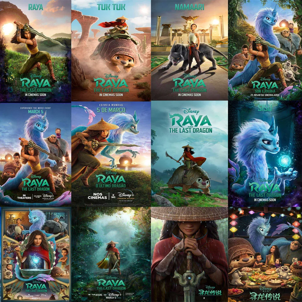 

Алмазная картина «сделай сам» Disney, вышивка «Raya And The Last Dragon», Набор для вышивки крестиком ручной работы, детский подарок, украшение для дома