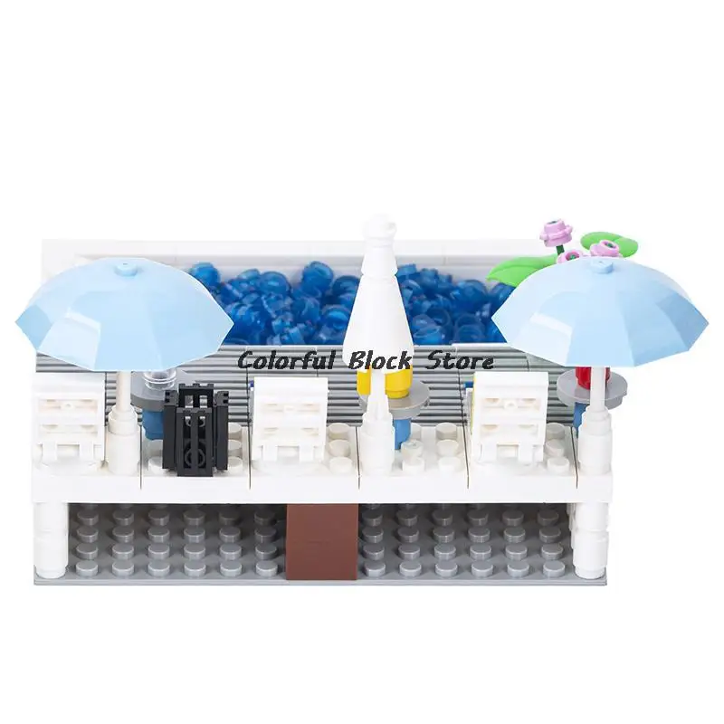 Детский зонт-пазл MOC для бассейна пляжа гостиницы | Игрушки и хобби