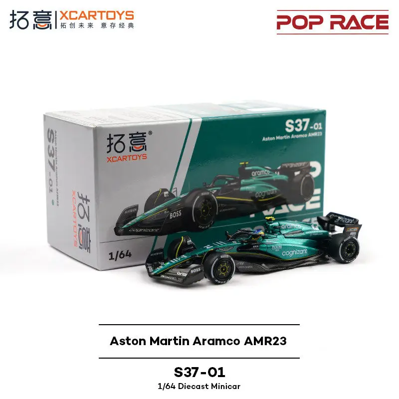 Фото Модель AMR23 в масштабе 1:64 # 14 и # Модель гоночного автомобиля 18-го поколения из сплава металлов №2