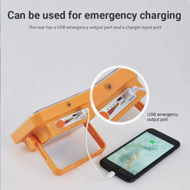 Новый перезаряжаемый Солнечный Прожектор внешний портативный рефлектор