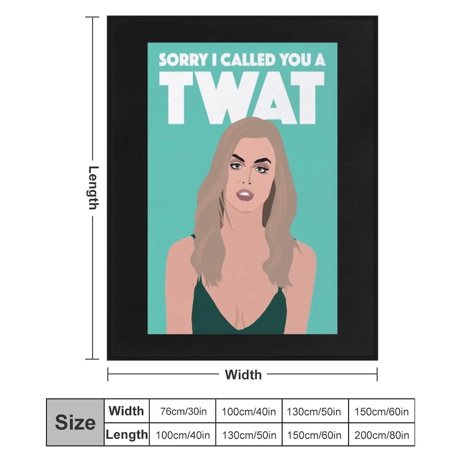 Фланелевое одеяло Vanderpump Rules