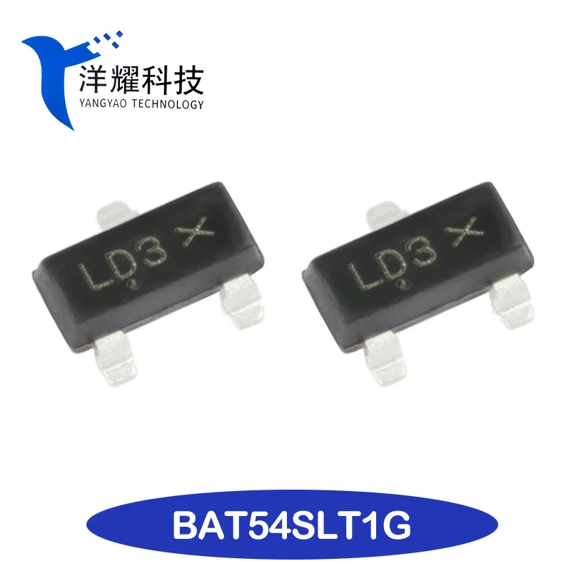 Новый оригинальный Шелковый экран Bat54slt1g SOT-23 LD3, Диод Шоттки
