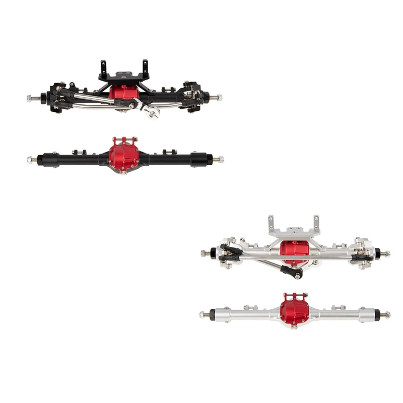 

Комплект металлических передних и задних осей AR44 для Axial SCX10 SCX10 II 90046 90047 1/10 обновленные детали для радиоуправляемого гусеничного автомобиля