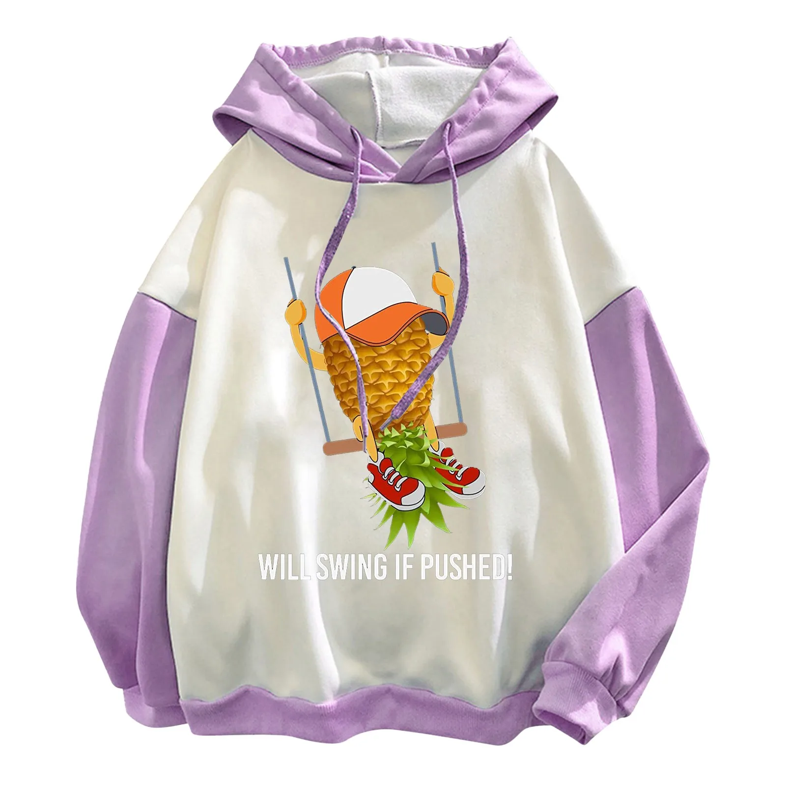 

Women's Casual Long Sleeve Cutout Print Hoodie Pullover Drawstring Womens Sweatshirts And Hoodies Zip up Pullovers for Women