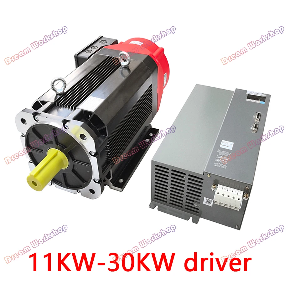 130 Шпиндельный сервомотор Полный комплект 2.2 кВт и драйвер 1500-8000 об/мин