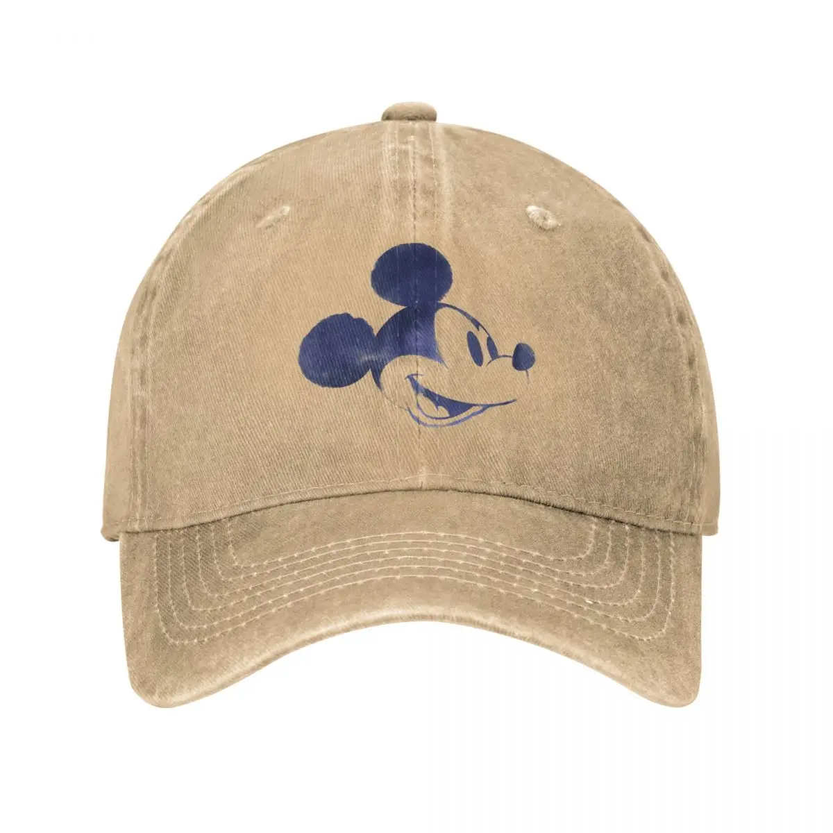 

Disney Denim Mickey Mouse Head Retro Vintage Baseball Cap Dad Cowboy Hats Bone Adjustable Cartoon Casquette