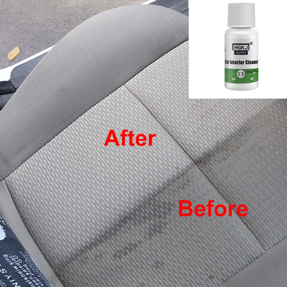 

Car Seat Interiors Cleaner 1PCS HGKJ 20ML 1:8 Dilute with water = 180ML Car Window Glass Car Windshield Cleaning Car Accessories