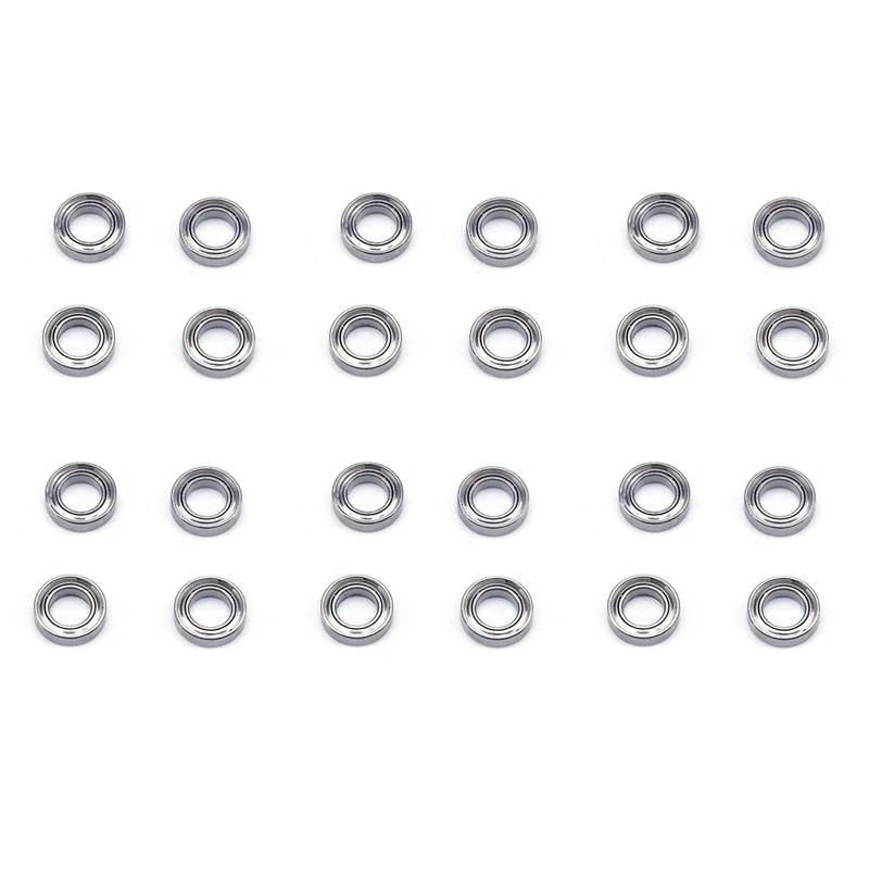 

24X 144001-1296 Bearing for Wltoys 144001 1/14 4WD RC Car Spare Parts Upgrade Accessories,4X7X1.8