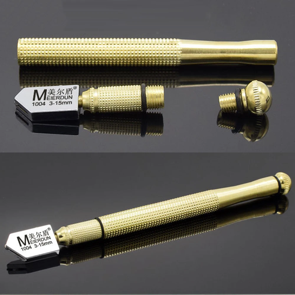 

Новый нож для резки стекла, стекла, керамики, фарфора, для нарезки, острый, не скользящий, алмазный ролик, профессиональный резак для стекла