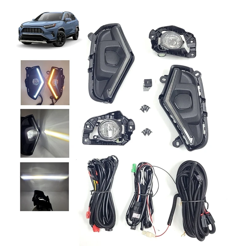 Передний бампер двухцветный фонарь противотуманные фары зажимы кронштейны