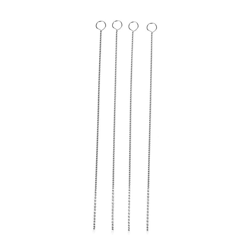 

4 Pieces Of Straw Brush Special Straw Brush For Children's Water Bottle Spiral Soft Straw Stainless Steel Straw Cleaning Brush