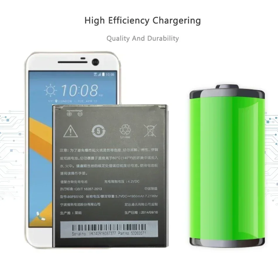 Аккумулятор для мобильного телефона HTC Desire 516 D516d D516W 316 D316d 316d Сменный аккумулятор