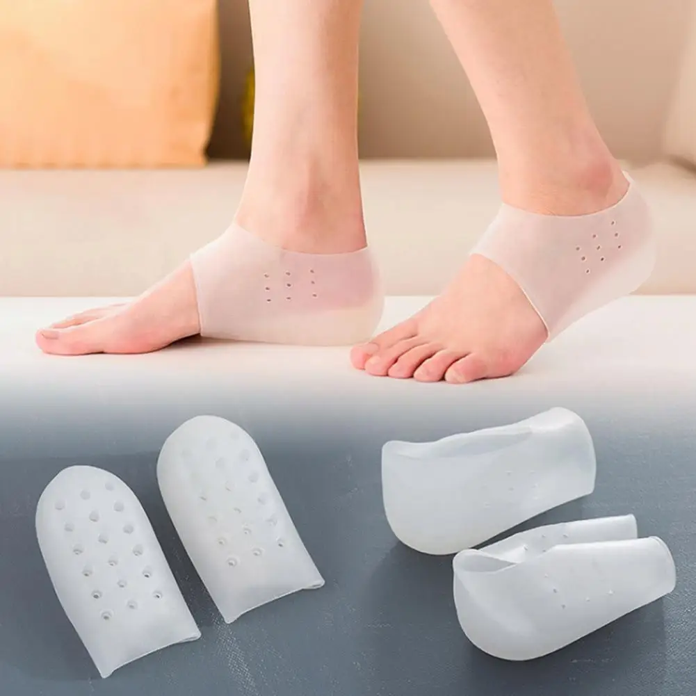 

1 Pair Useful Heel Insoles Concealed Unisex Shoe Pads Cushioning Performance Non-deformable Shoe Pads