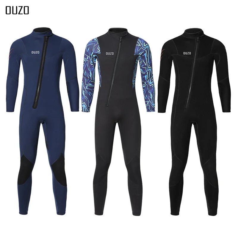 

2023 Men Wetsuit 3mm Neoprene Surfing Scuba Diving Suit Snorkeling Swimming Body Suit Wet Suit Surf Kitesurf Clothes Equipment