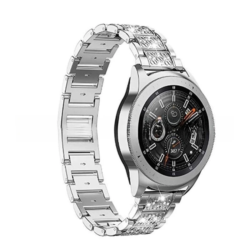 

Applicable To HUAWEI WATCH 20mm 22mm Fashion Smart Watch With Multiple Colors Diamond-encrusted Stainless Steel Strap