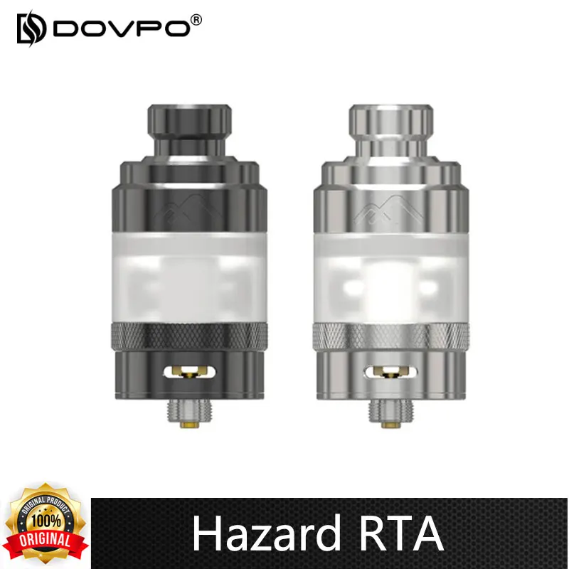

Original Dovpo x Across Vape Hazard RTA RBA Atomizer 4ml Tank Top Filling 510 Thread MTL RDL Vaporizer Electronic Cigarette Vape