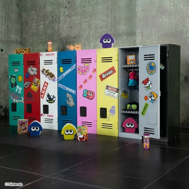 BANDAI Splatoon3 игровой периферический Locker аниме модель Фигурки девушка коллекционные