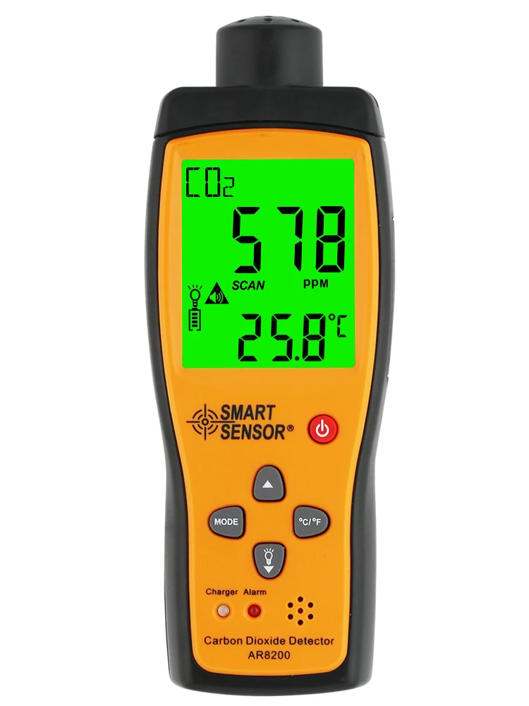 

Портативный детектор углекислого газа Ar8200