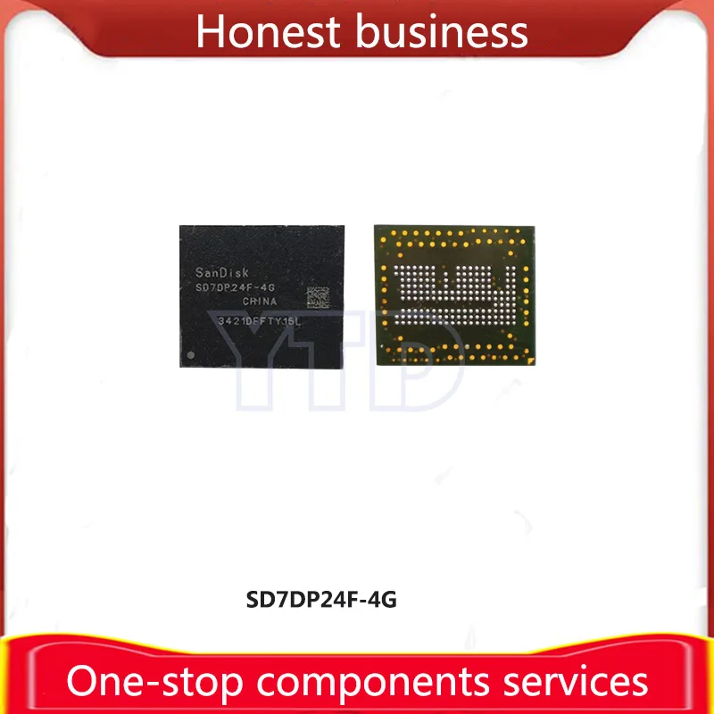 

Флэш-накопитель, 100% рабочий, 100% качество, EMCP BGA 4G + 4 чипа, флэш-накопитель для жесткого диска, компьютера SD7DP24F