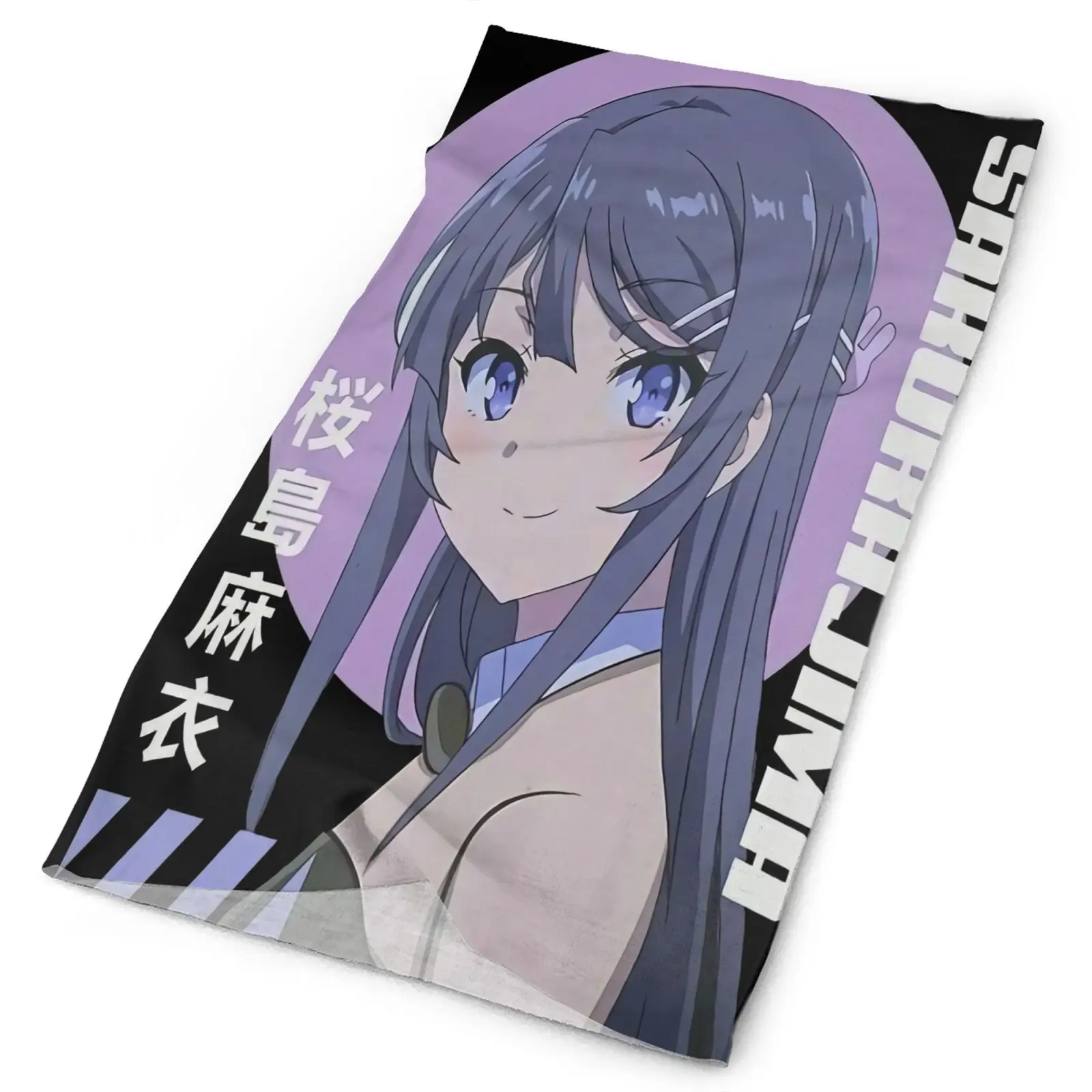 

Mai Sakurajima Rascal Does Not Dream 3857 Men's Bandana Kaffiyeh Helmet Ski Hunting Scarf Women Buff Mask Bandana Men Tactical