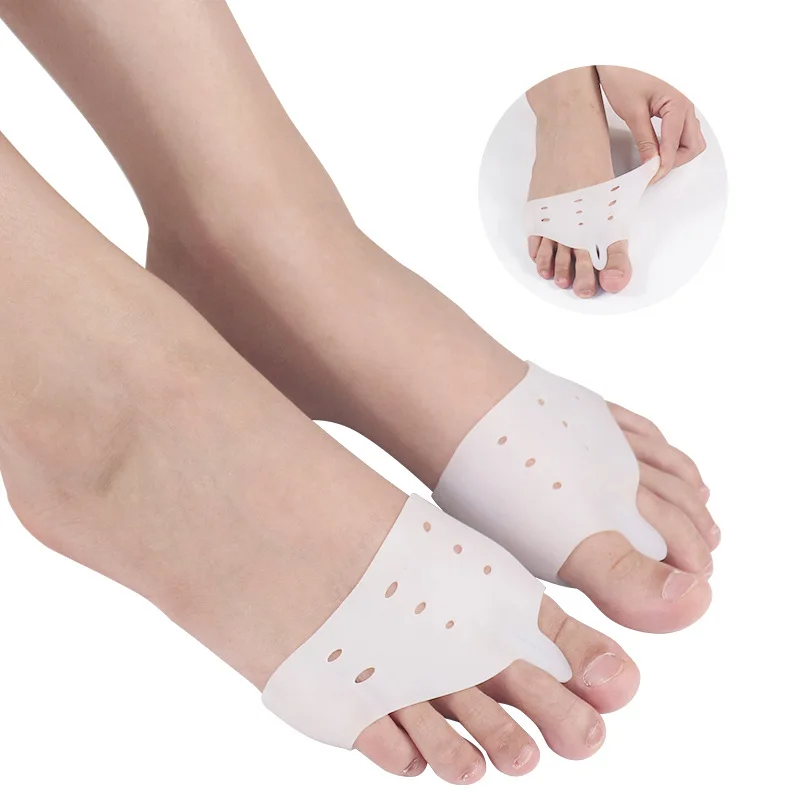 

Silicone Forefoot Pads Toe Separator Cushion Pad Pain Relief Shoes Insoles Finger Toe Hallux Valgus Corrector Foot Care Tools