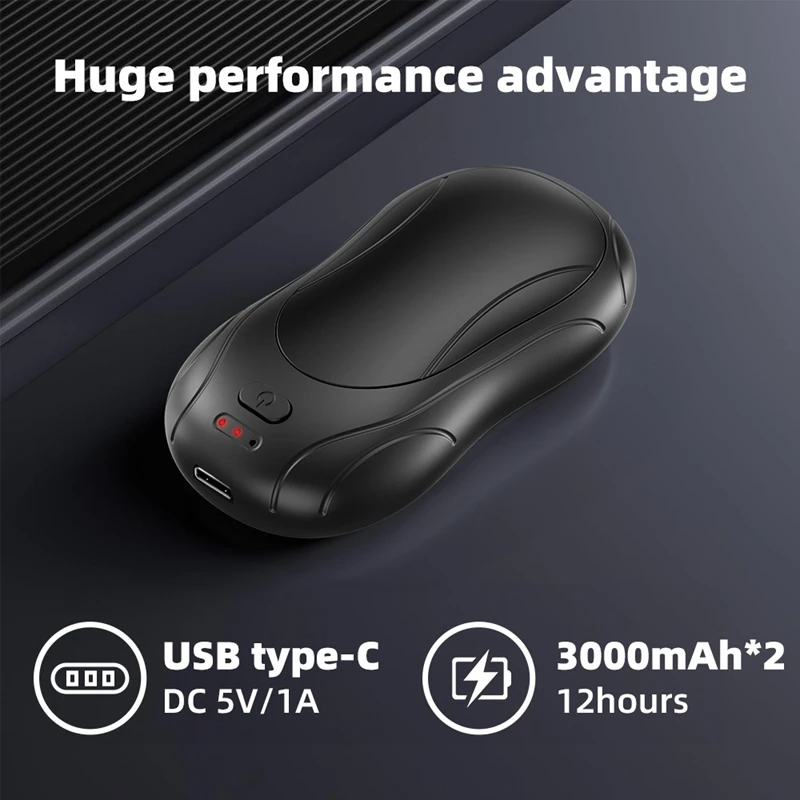 Грелка для рук Xiaomi с магнитным разделением и тремя уровнями контроля температуры