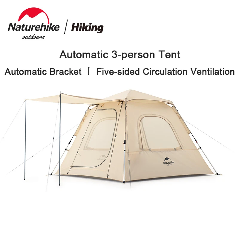 

Naturehike Five-Side Circulating Ventilation Telescopic Tent Pole Automatic Bracket Three Tents-Ango NH21ZP010