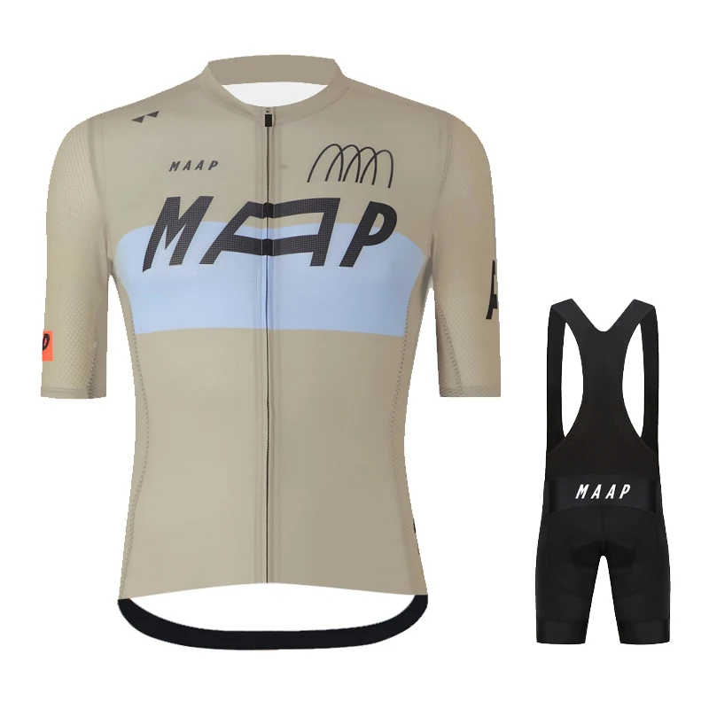 

2023 Maap Short Sleeve Jersey Summer Cycling Sets MTB Maillot Bike Shirt Breathable Bicycle Clothing MTB Uniform Roupa Ciclismo