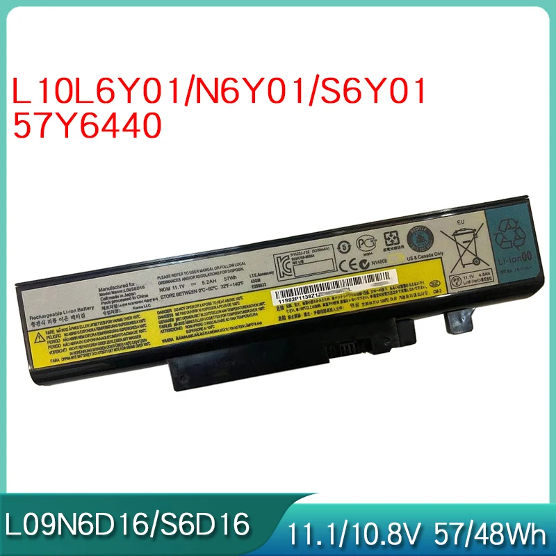 L09N6D16 L09S6D16 L10L6Y01/N6Y01/S6Y01 Аккумулятор для Lenovo IdeaPad Y460 Y460A Y460G Y460N Y460P Y560 Y560A Y560G Y560P