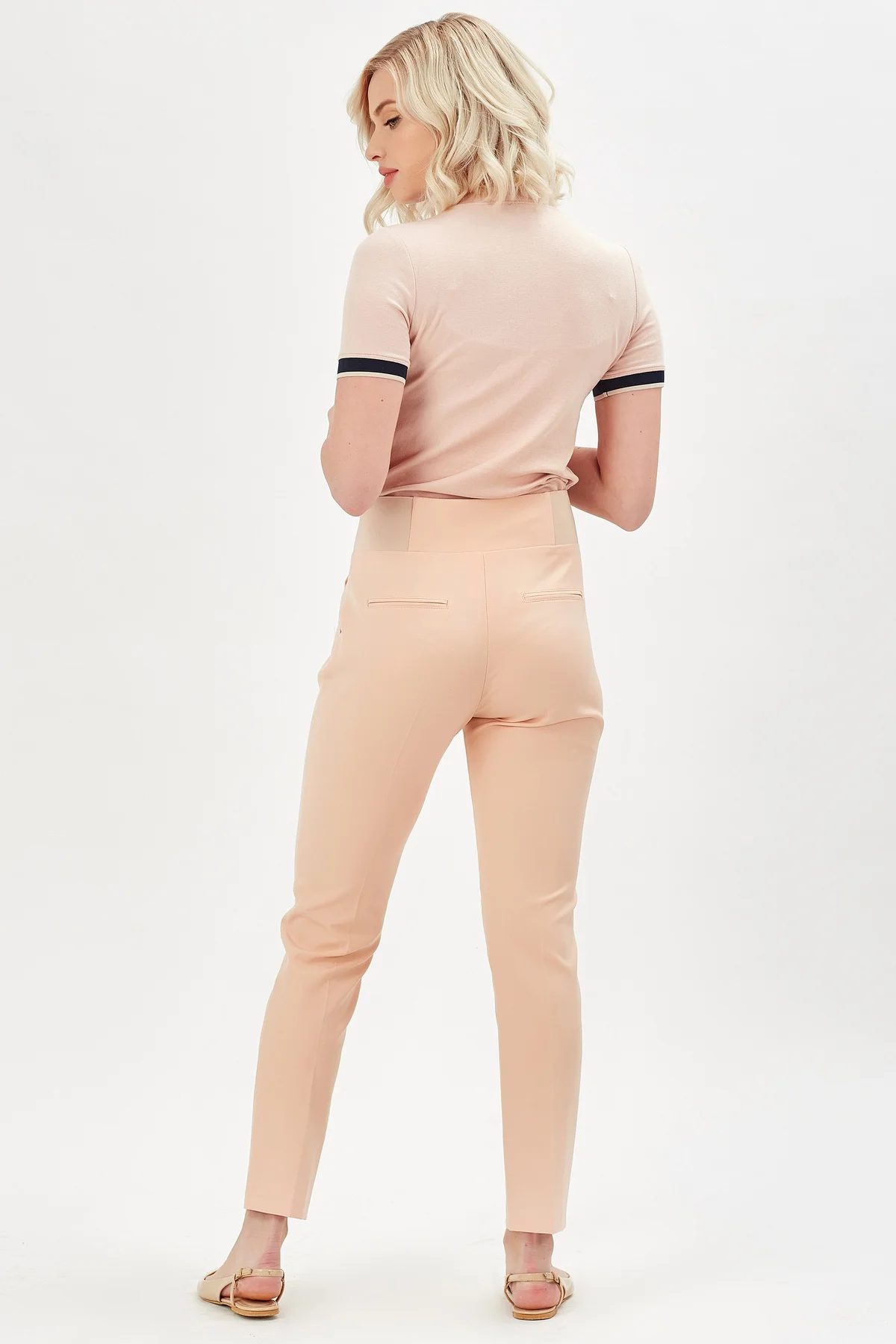 Women's sports pants 2020 trend daily casual stylish Women's pant plus size simple canvas high waist denim office sexy Turkish made in