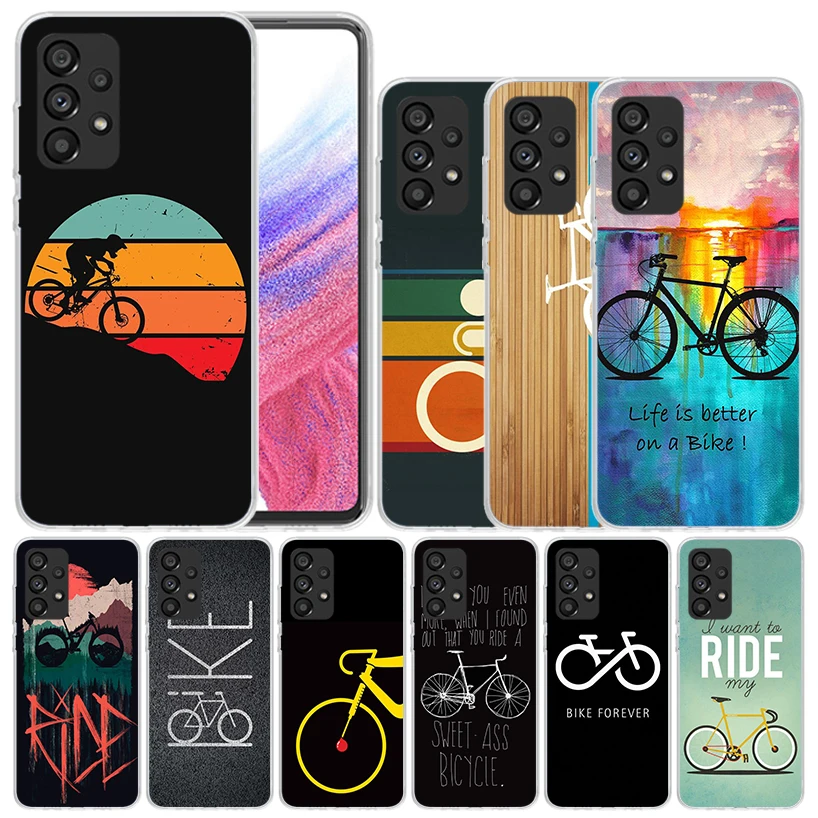 

Велосипедный спортивный мягкий чехол для Samsung Galaxy A52 A53 A54 A12 A13 A14, чехол для телефона A32 A33 A34 A22 A23 A24 A04S A03S A02S, чехол