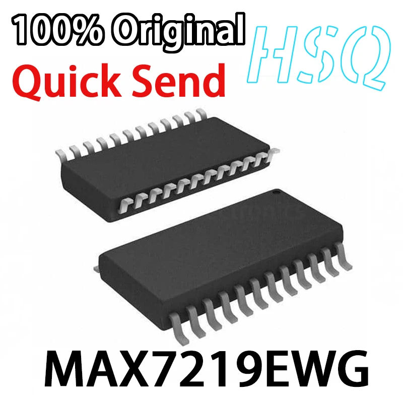 

5 шт. новый патч MAX7219 MAX7219EWG, SOP24 светодиодный дисплей, чип драйвера