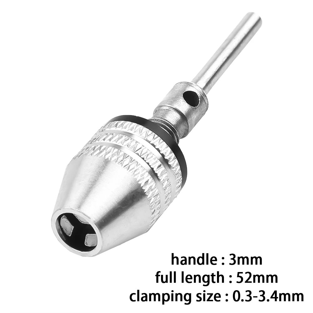 

6.35mm Hex Shank Quick Change Keyless Drill Bit Chuck Adapter Converter Tool Dremel Accessories Drill Vevor Tornillo De Banco