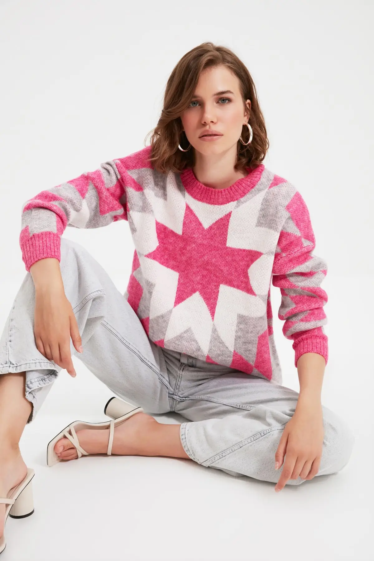 

Trendyol Jacquard Knitwear Sweater TWOAW22KZ0681
