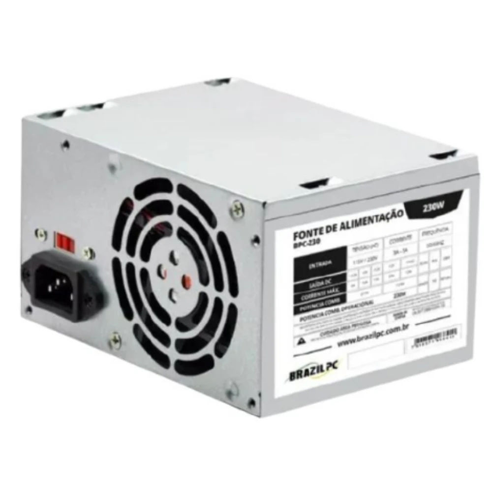 

Fonte Atx 230W Real Brazil pc Bpc-230V1.2 24 Pinos Oem