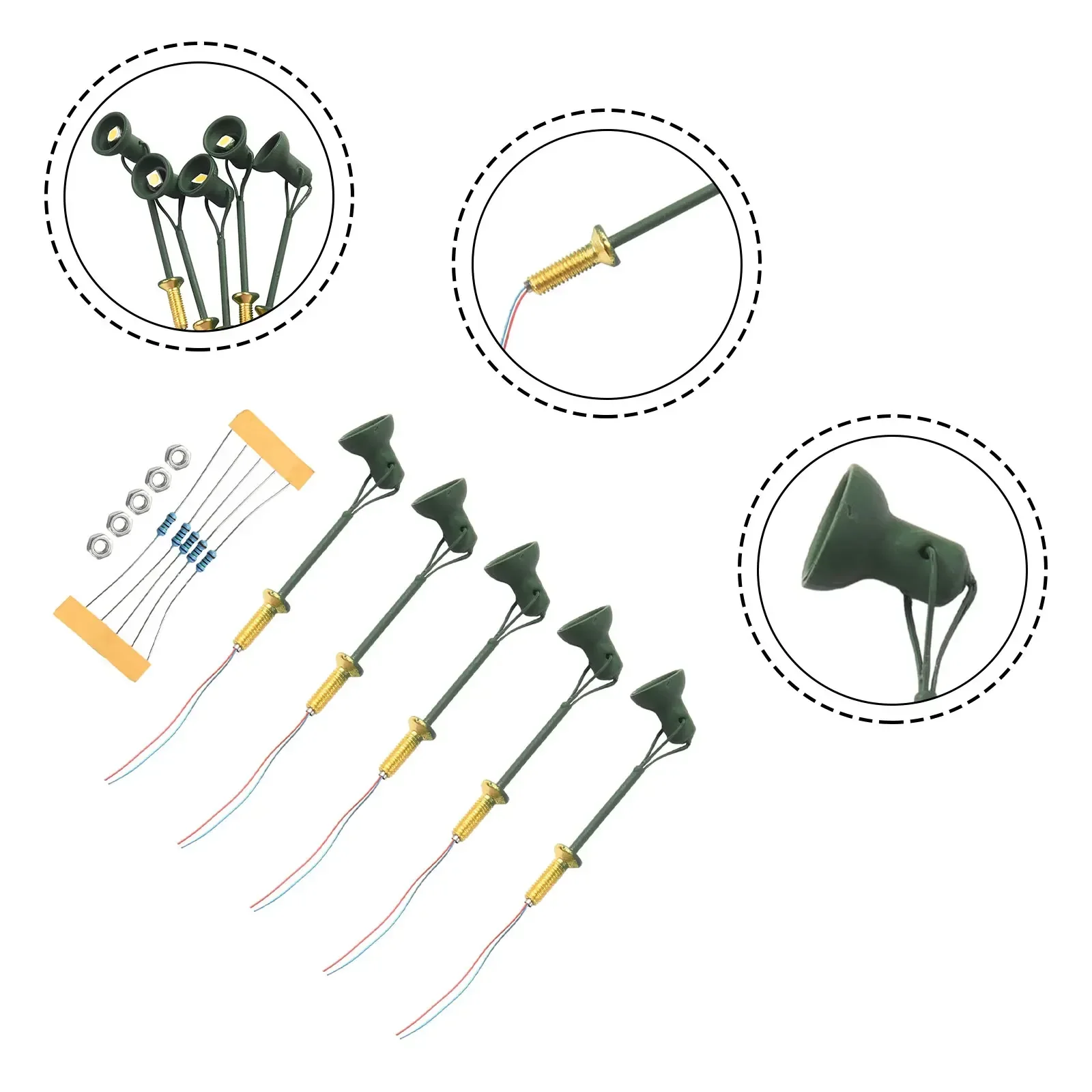 Лампы для газонов фонарь прожектор 12 В 19 в AC DC H0 TT спецификация стержня фасадная