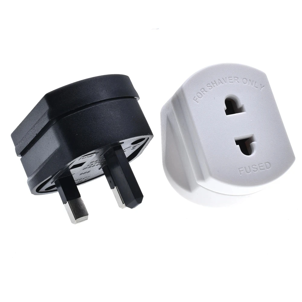 1 шт. Универсальный EU 2 Pin to UK 3 Plug адаптер переменного тока дорожный