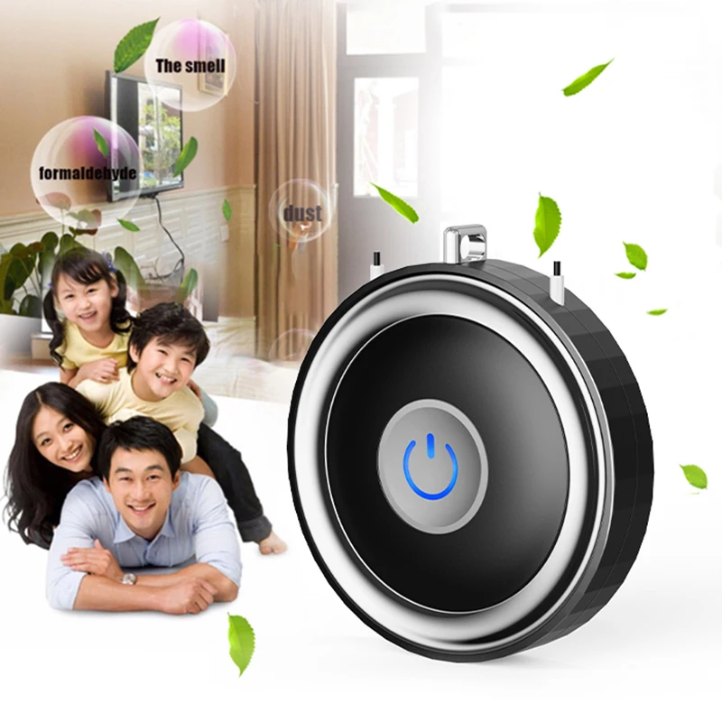 

Portable Air Purifier Negative Ion Air Purification Smoke Removal Dust Fast Purification USB Air Purifier Car Home Purifier