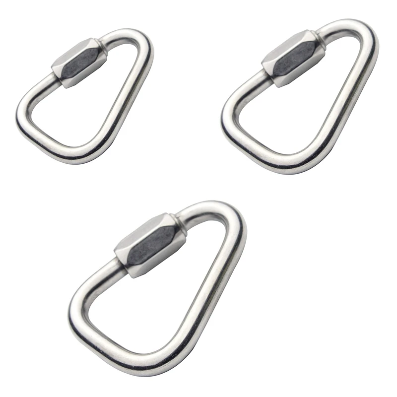 

Stainless Steel Screw Gate Rock Lock Climbing Gear Carabiner