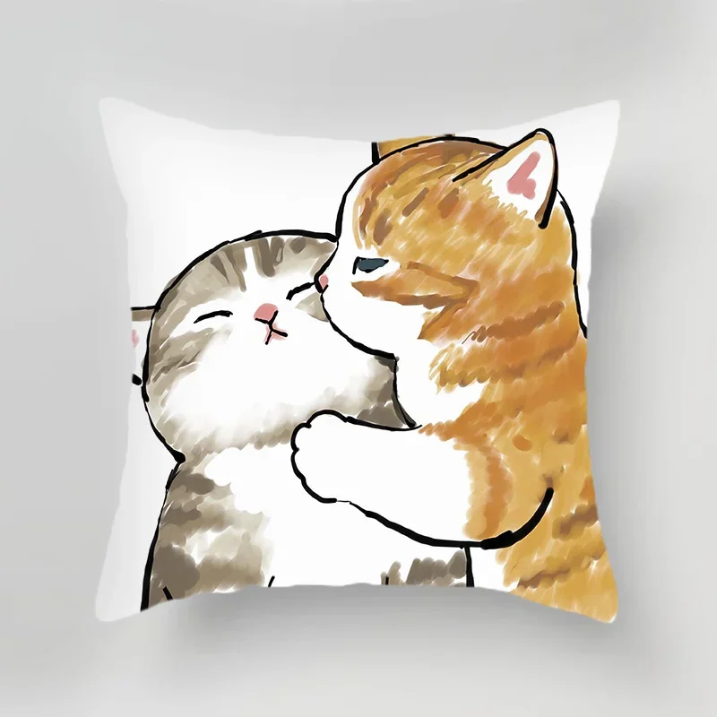 

Наволочка с котом Полиэстер Велюр 40x40 см