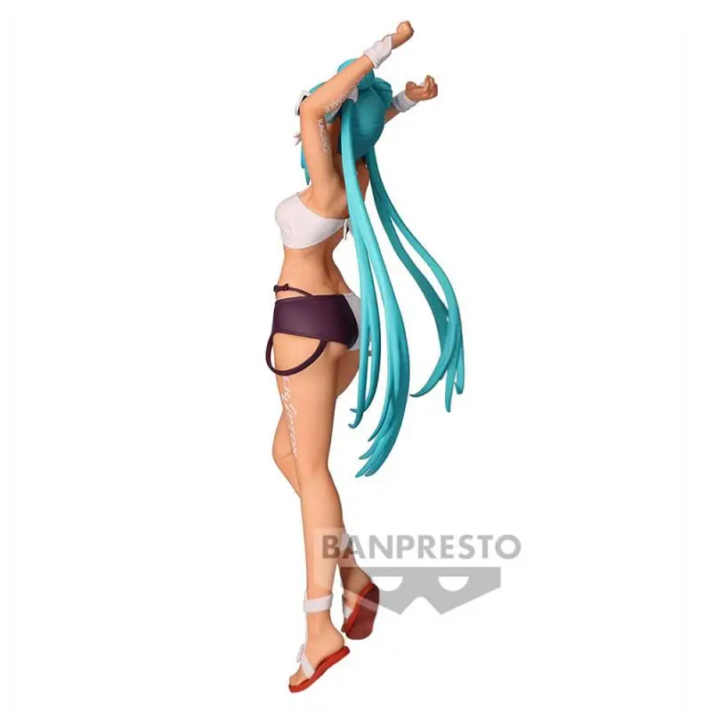 Оригинальная в наличии Banpresto Hatsune Miku Racing 2023 экшн-фигурка тропического аниме