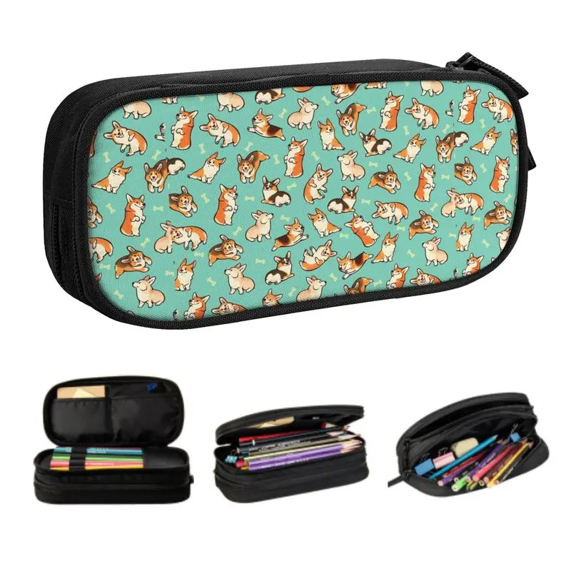 Cases For Boys Gilrs Custom Large Storage Pen Box Bag School Supplies