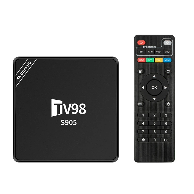 ТВ-приставка TV98 1G + 8G S9054K Android 12 Smart TV Box RJ45 10M 100M медиаплеер