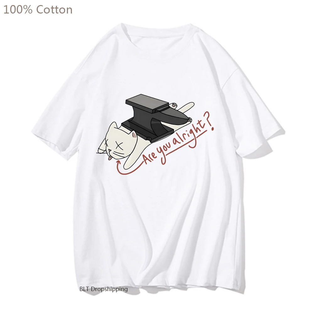 

Wilbur Wilbur-Soot Are You Alright Letter Print T-shirt Hot Game Dream Smp Merch Graphic Tshirt Mens Streetwear 100% Cotton Tops